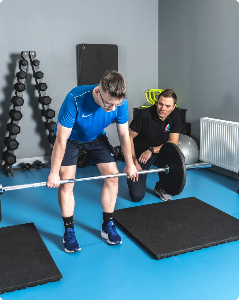 Trener medyczny Mateusz Luty